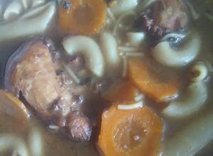 Una foto de Sopa de pollo