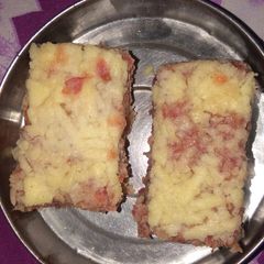 Carrot burfi A picture of Carrot burfi.