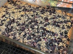 Foto de Crumble de Mirtilos