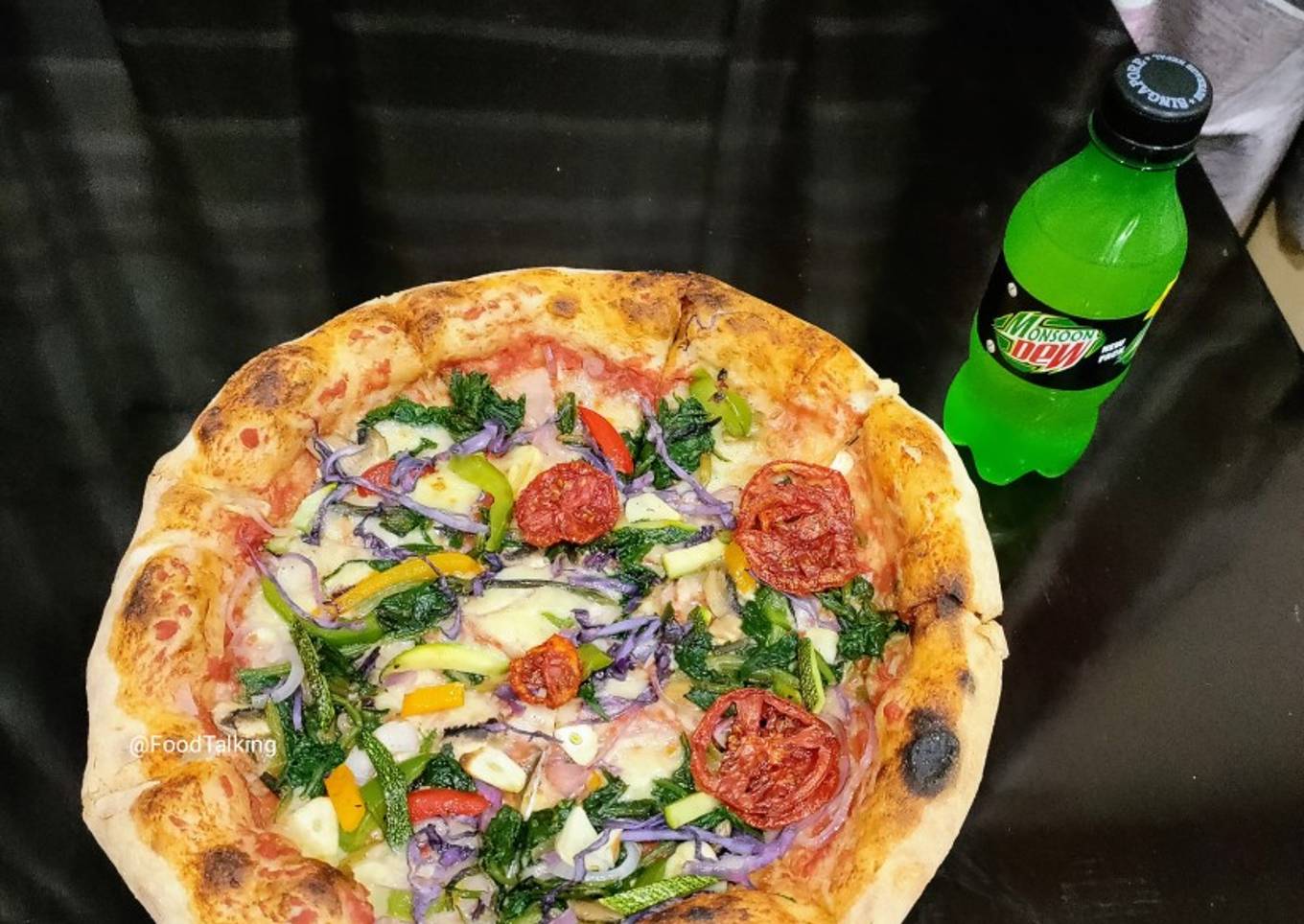 Baby Spinach Pan Pizza