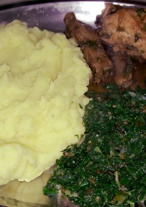A picture of Mashed potatoes.