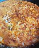 Trứng chiên thịt rang