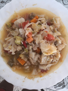 Una foto de Sopa de verduras