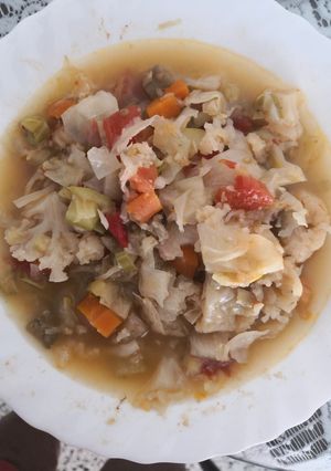 Una foto de Sopa de verduras