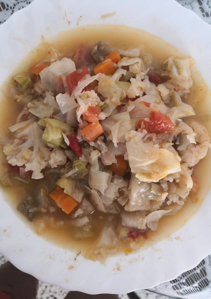 Una foto de Sopa de verduras