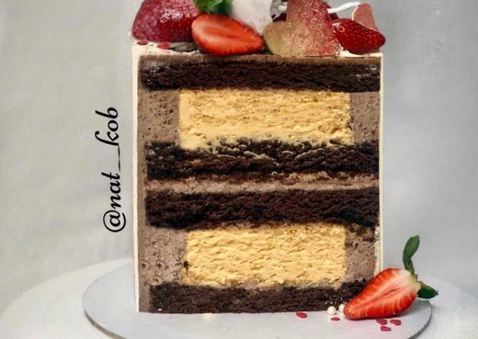 Торт «Шоколад- карамель»❤️