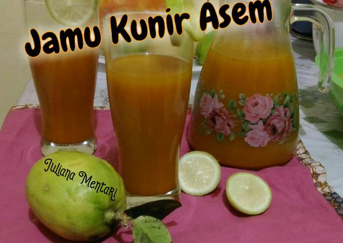 Resep: Jamu Kunir Asem // Minuman Segar Kunir Asem Resep Bunda 🍷 Yang Mudah