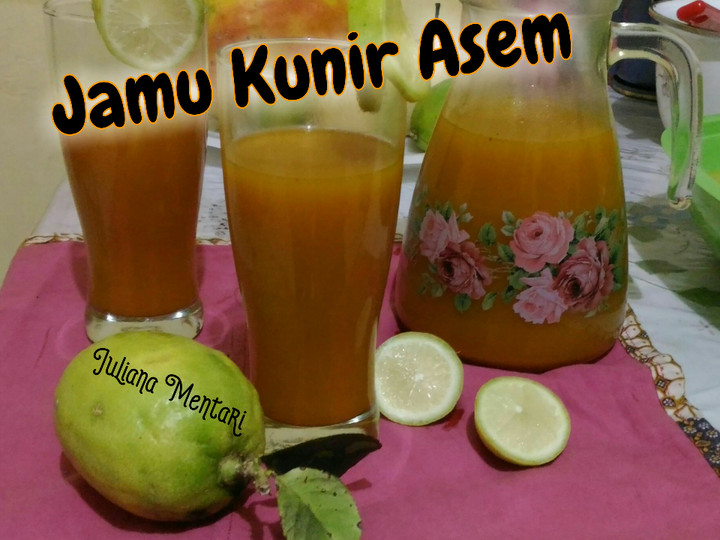 Resep: Jamu Kunir Asem // Minuman Segar Kunir Asem Resep Bunda 🍷 Yang Mudah