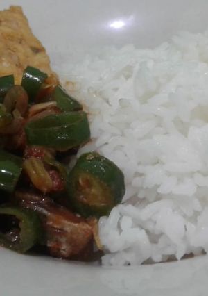 Foto resep Tumis ikan asin cabe ijo