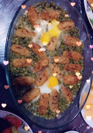 صورة لوصفة غراتان الجلبانة (البازيلا)