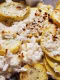 Squash with Feta Cheese