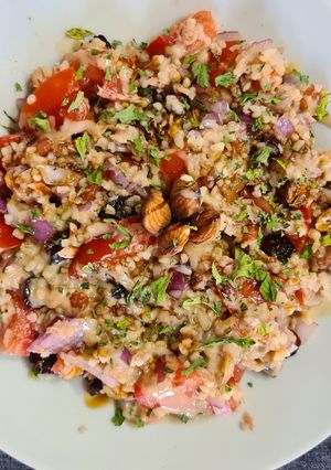 Bulgur saláta recept fotója
