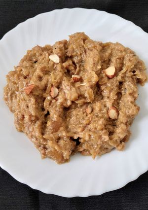 A picture of Lauki ka Halwa.
