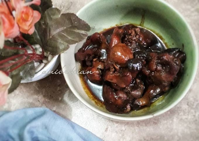 Semur ati ampela ayam