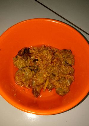 Foto resep Rendang ati ampela