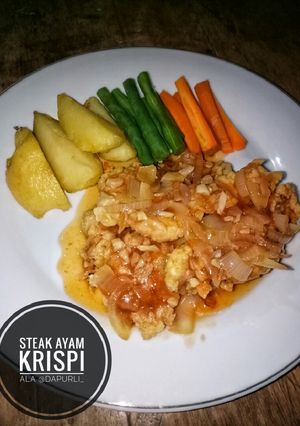 Foto resep Steak ayam krispi