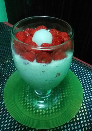 Foto resep Smoothies oat with raspberry