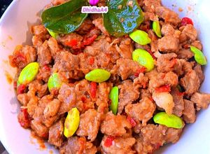 Foto resep Sambal Daging Petai🥩
