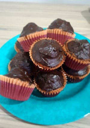 Una foto de Queque de chocolate con cobertura