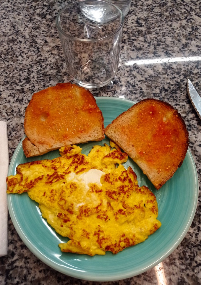 Una foto de Tortilla de quesito