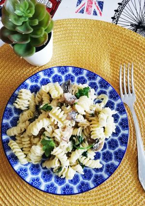 Kecskesajtos spenótos tészta ✨ recept fotója