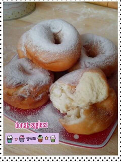 Foto resep Donat tanpa telur