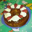 Budín de pan sabor naranja