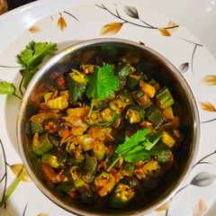 A picture of Bhindi fry.