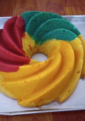 Foto resep Neapolitan Pumpkin Butter Cake