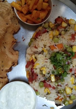A picture of Fusion pulao.