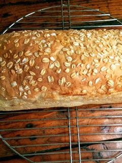 Foto resep Roti Tawar Oatmeal (tanpa telur)