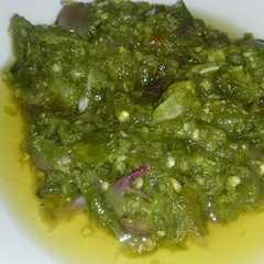 รูปของ Sambal lado ijau (sambal cabai hijau)