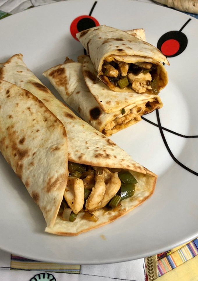 Una foto de Fajitas de pavo