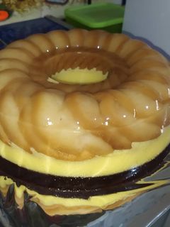 Foto resep Puding marie regal 3 lapis