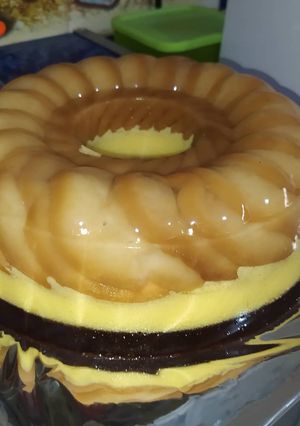 Foto resep Puding marie regal 3 lapis