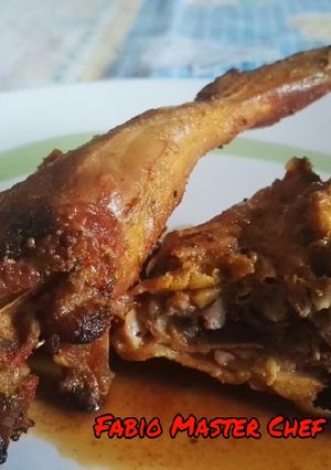 Foto di Coniglio con Curcuma e Salsa di Soia al Forno