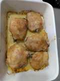 Coxas de frango no forno
