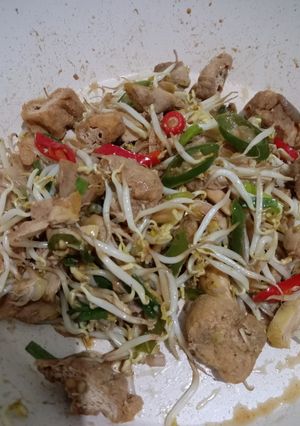 Foto resep Tumis Toge Tahu Ayam