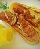 Bocata de ternera con salsa Worcestershire