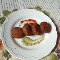 Bread corn tikki A picture of Bread corn tikki.