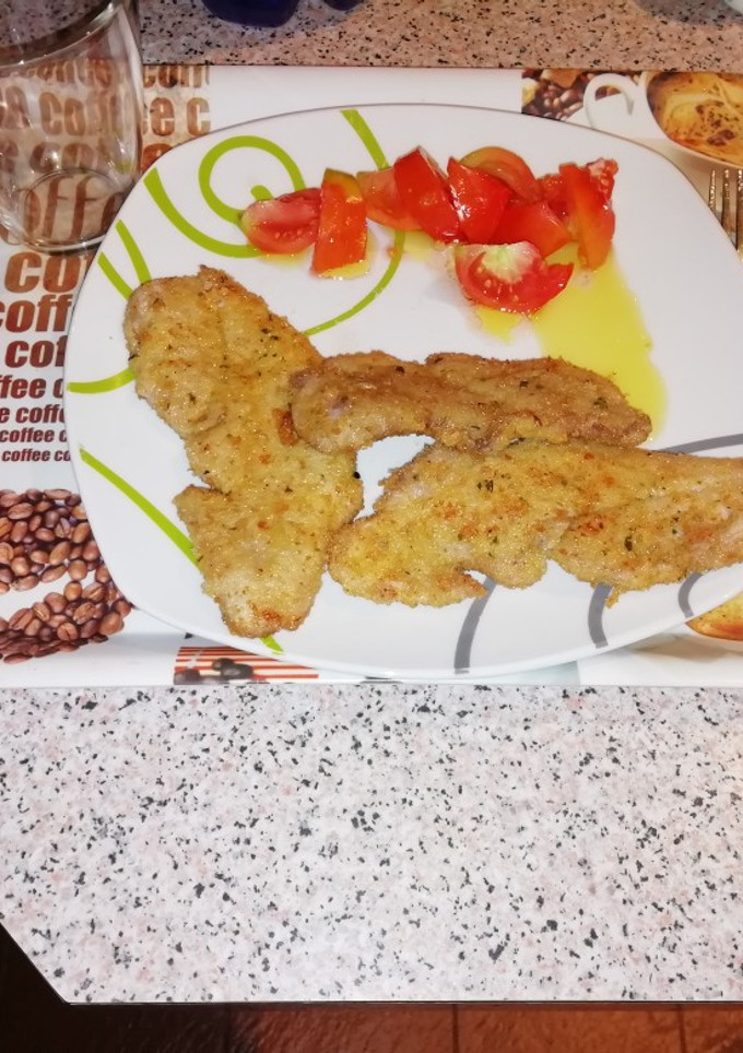 Una foto de Filetes de cerdo empanados