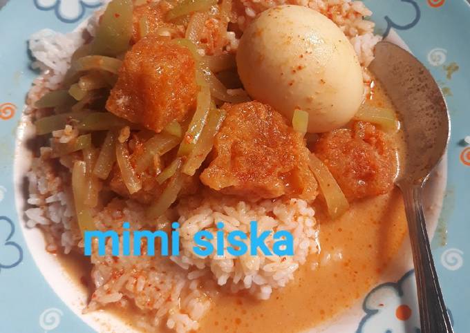 Resep Sambal goreng krecek telur labu siam sederhana ...