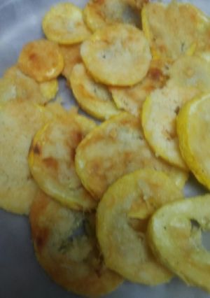 A picture of Squash Parmesan.