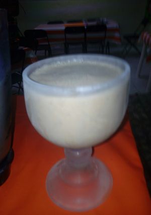 Una foto de Licuado de leche energético a la Mario, s