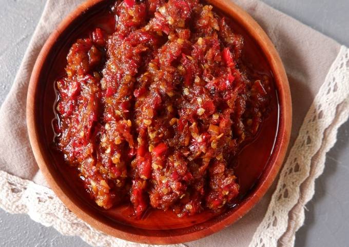 Cara membuat Sambal pecel lele Cara membuat Sambal pecel lele