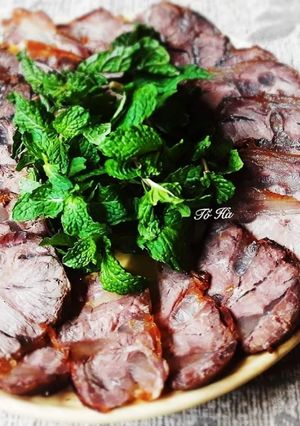 Hình của món BẮP BÒ rim.