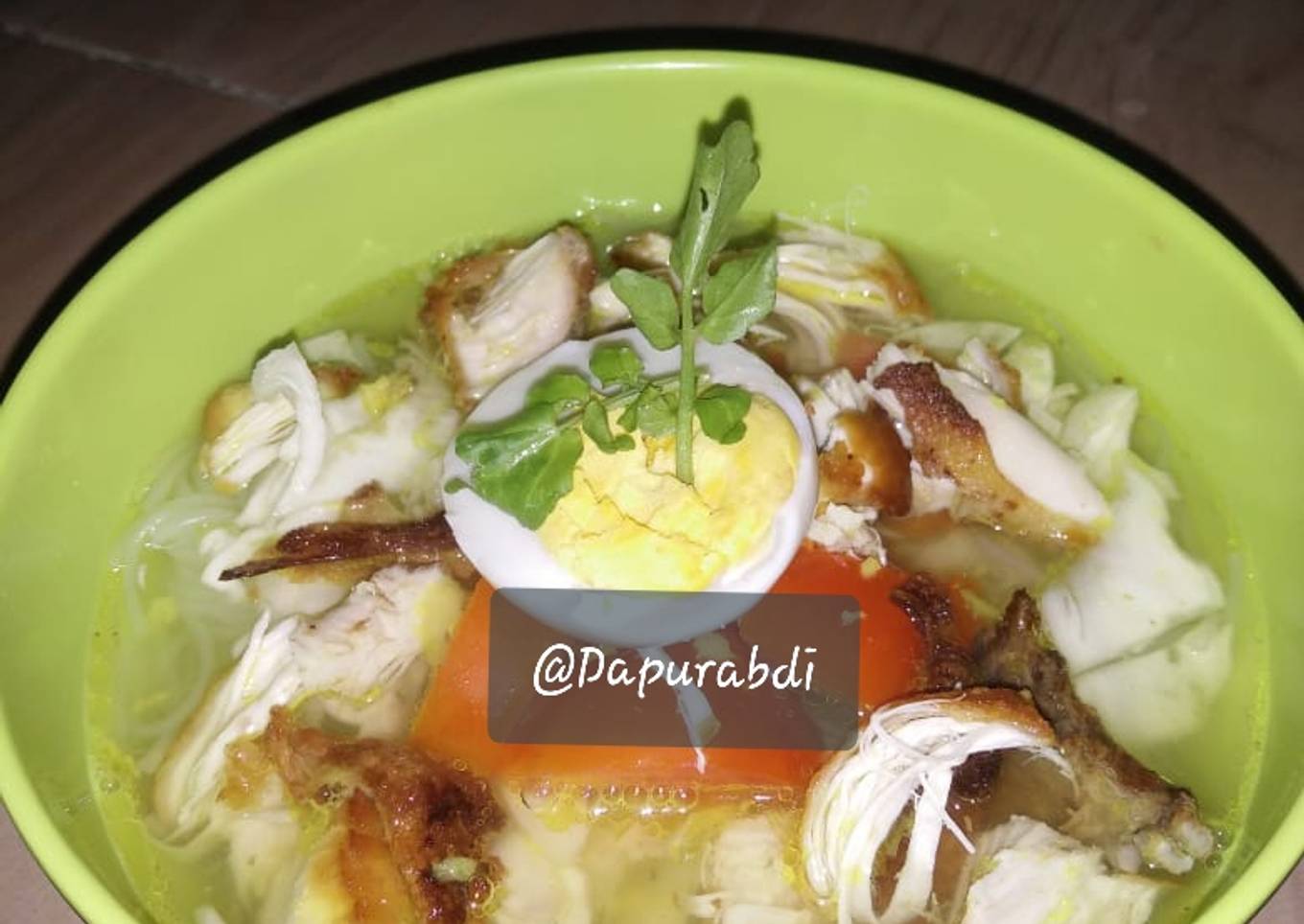 Soto Ayam Bening Sederhana