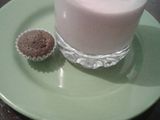 Batido de fresa y coco