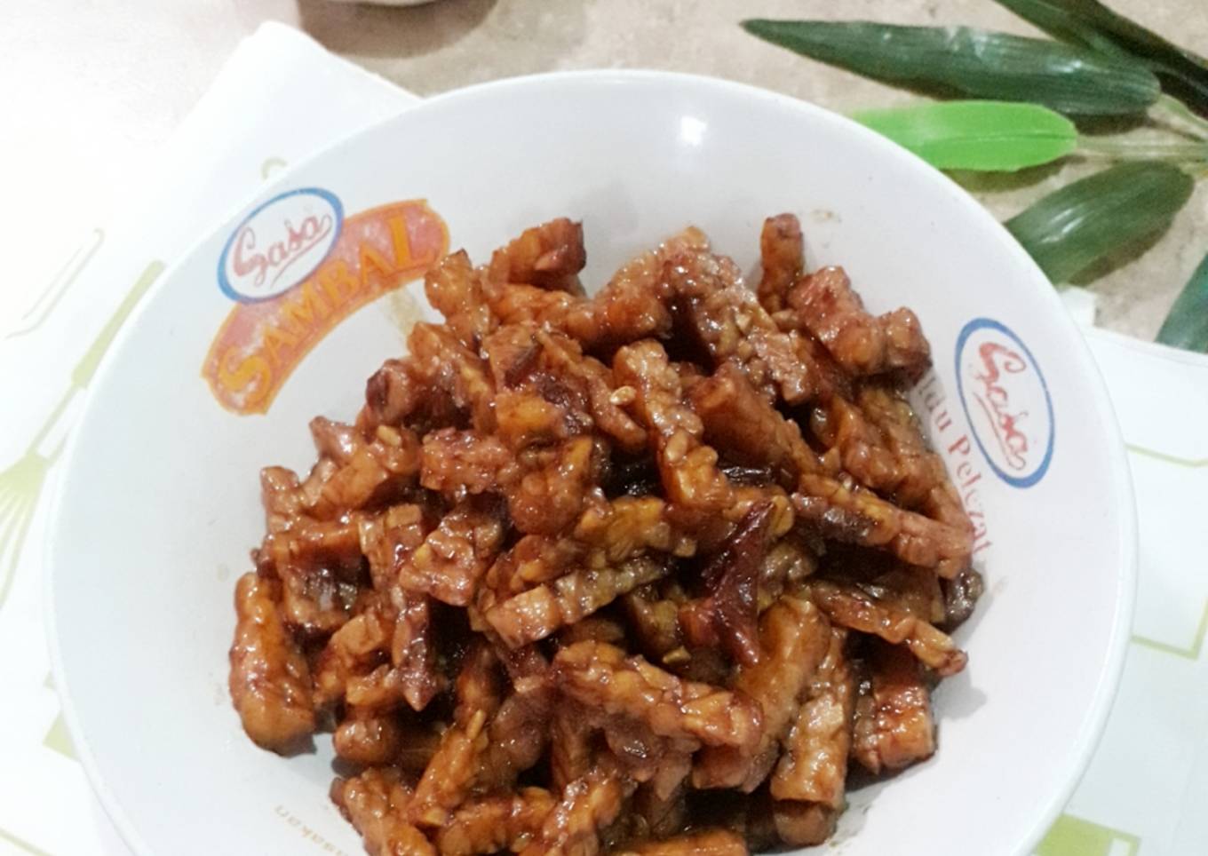 Oreg tempe bumbu ulek simpel