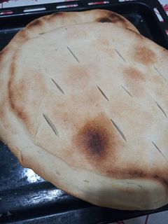 Una foto de Tortilla santiagueña